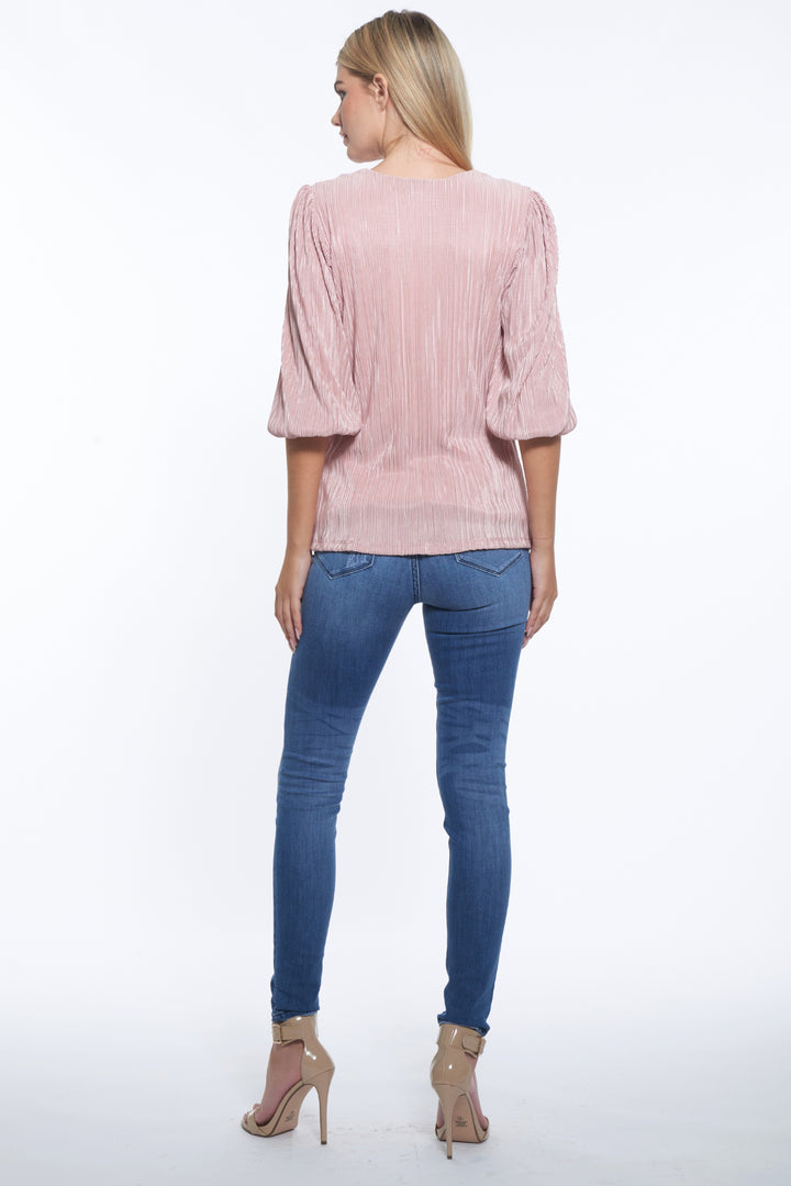 Gale Ultra Soft Plissé Blouse