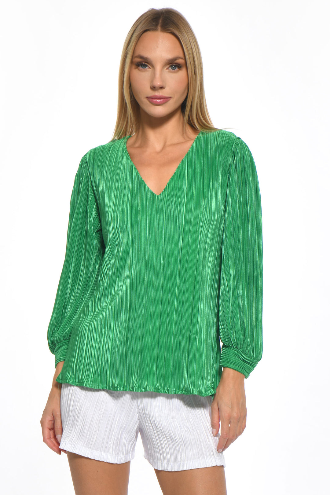 Gale Ultra Soft Plissé Blouse