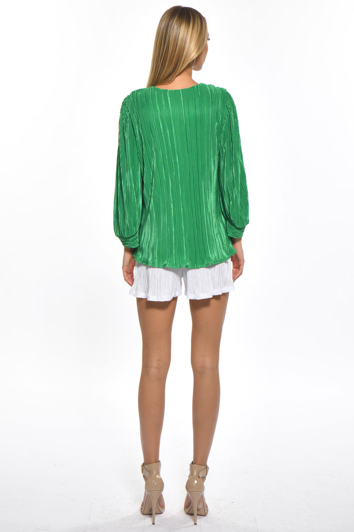 Gale Ultra Soft Plissé Blouse