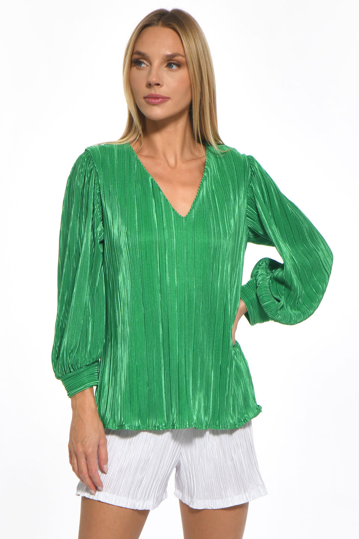 Gale Ultra Soft Plissé Blouse