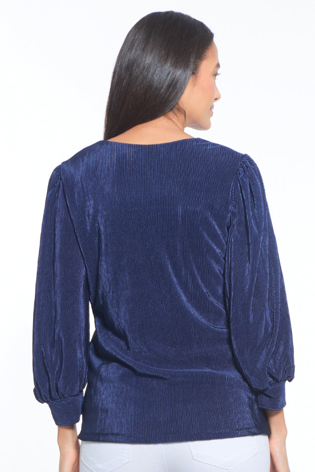 Gale Ultra Soft Plissé Blouse