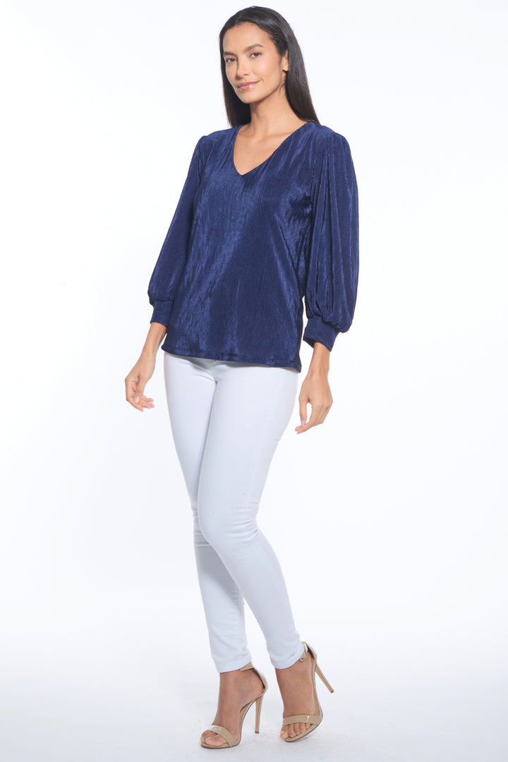 Gale Ultra Soft Plissé Blouse