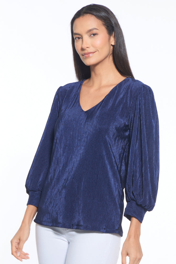 Gale Ultra Soft Plissé Blouse