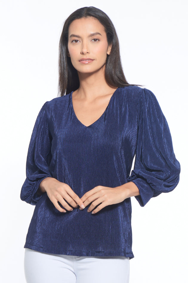 Gale Ultra Soft Plissé Blouse
