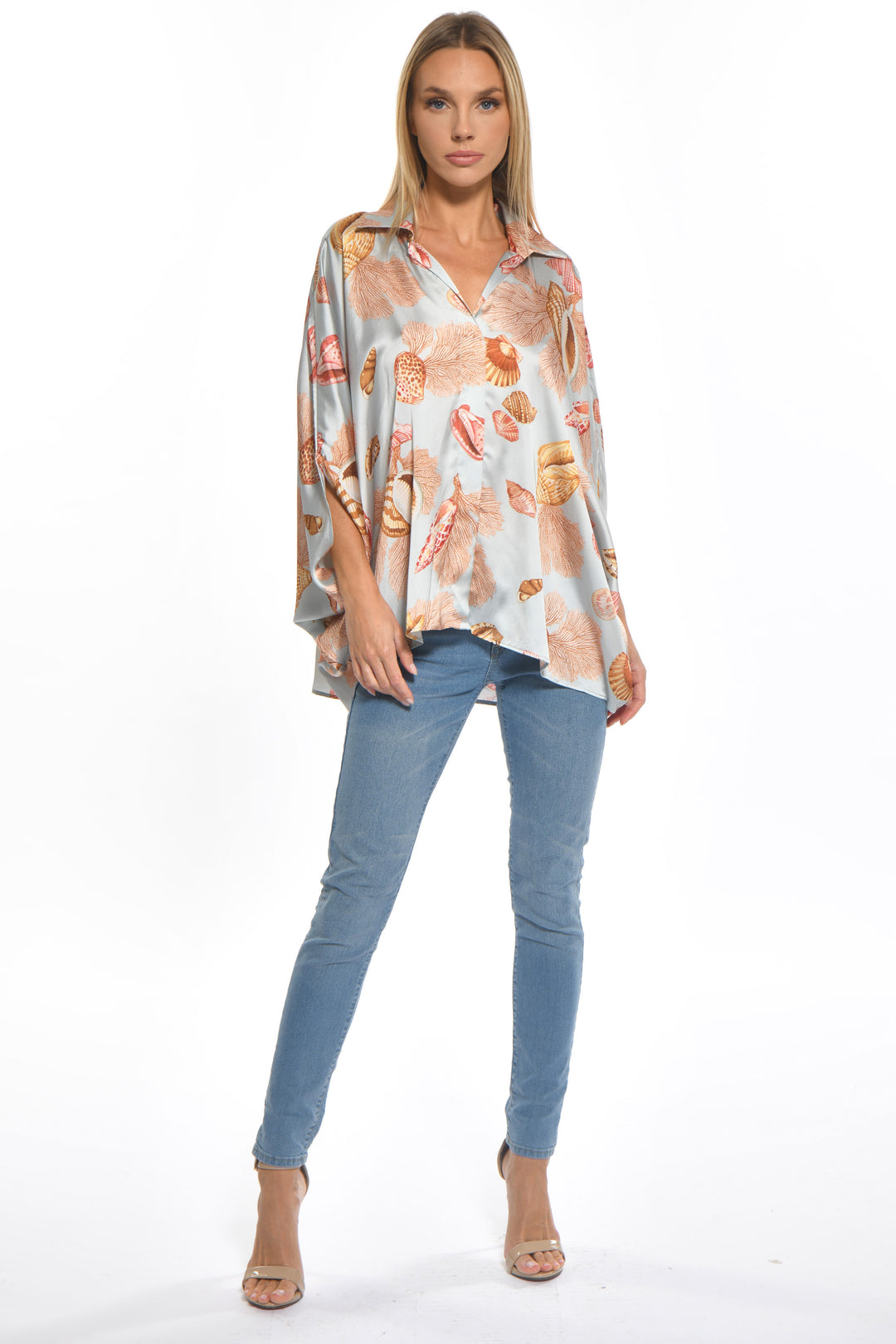 Audry Collared Tunic Top