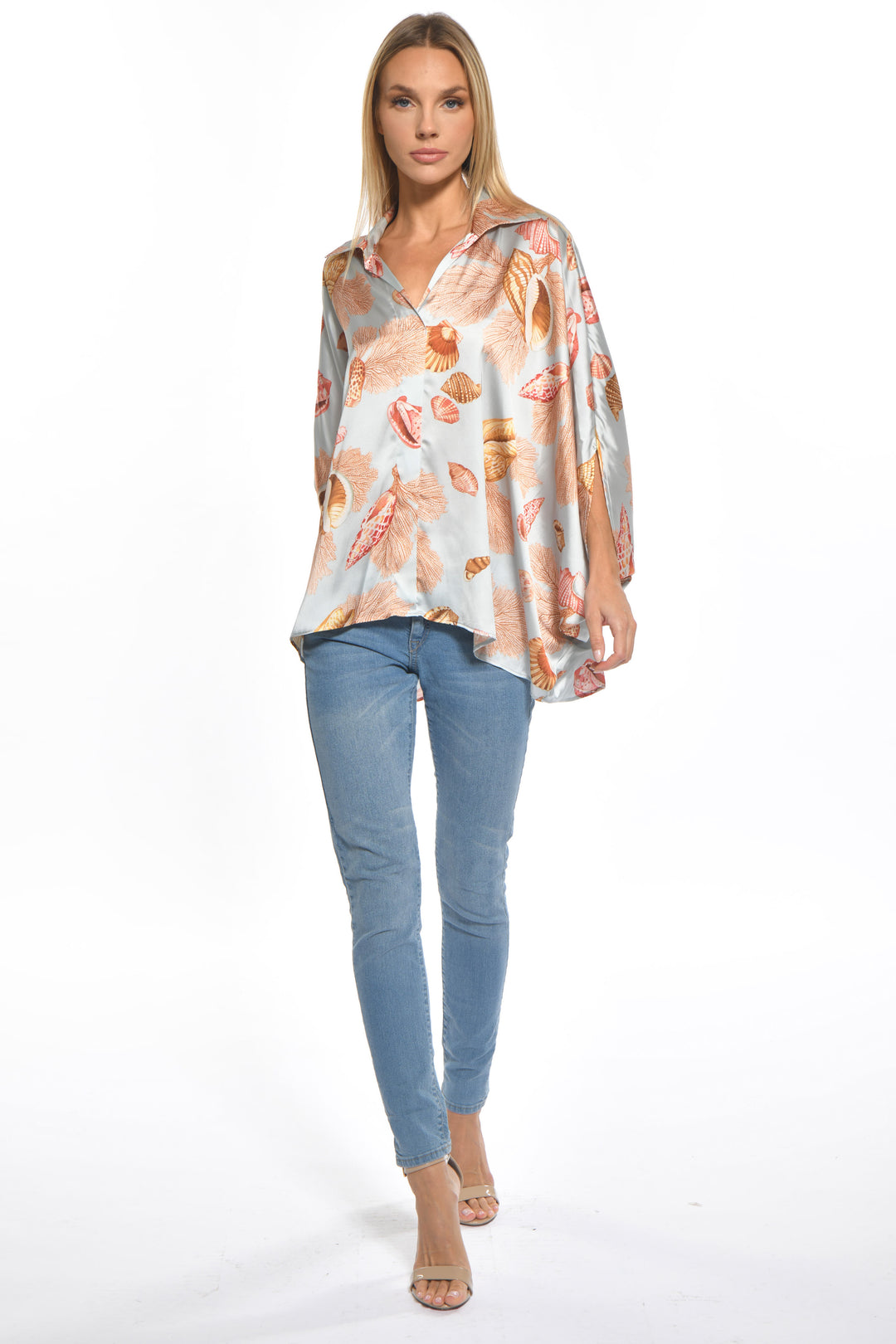Audry Collared Tunic Top