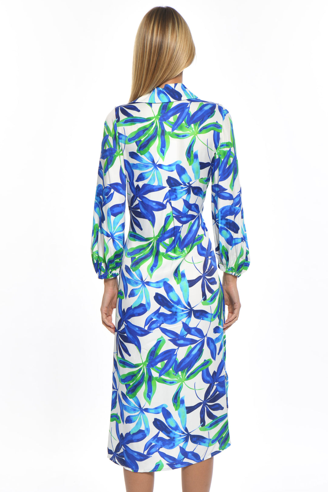 August Button Front Midi Dress