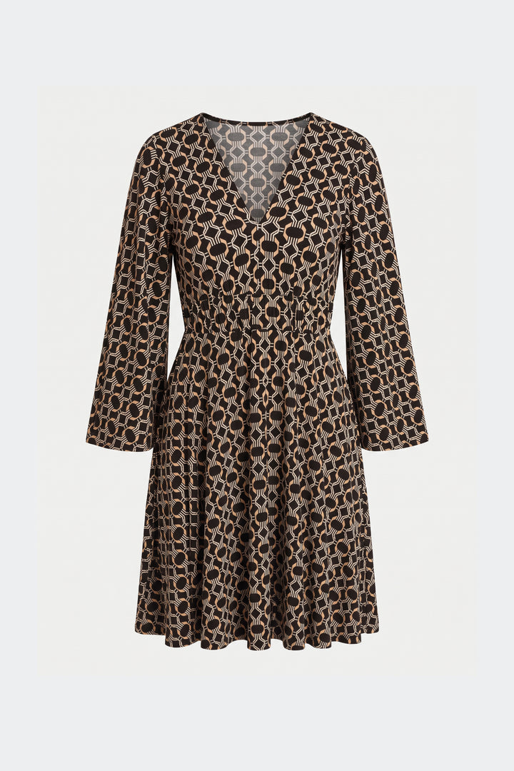 Frank Deep V-Neck Mini Dress