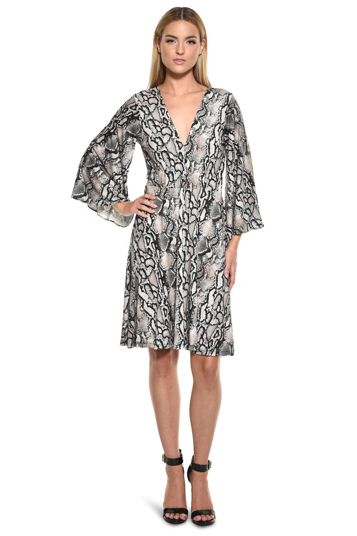 Frank Deep V-Neck Mini Dress