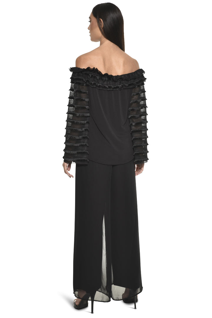 Clover Tiered Sleeve Off the Shoulder Top