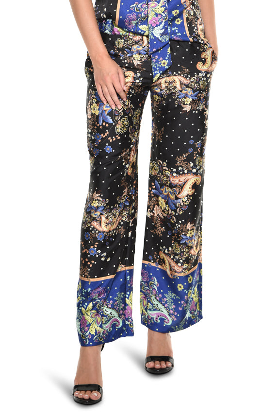 Sam Wide Leg Allegra Print Pant