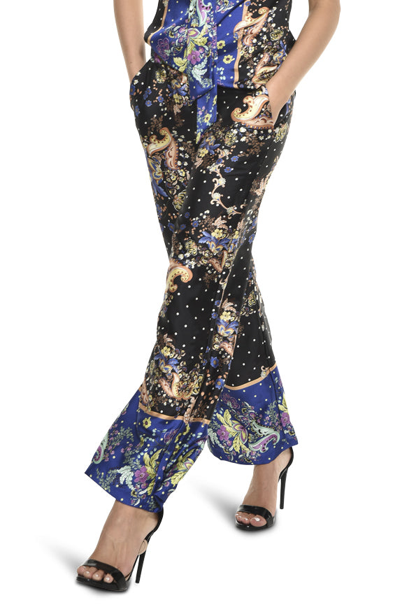 Sam Wide Leg Allegra Print Pant