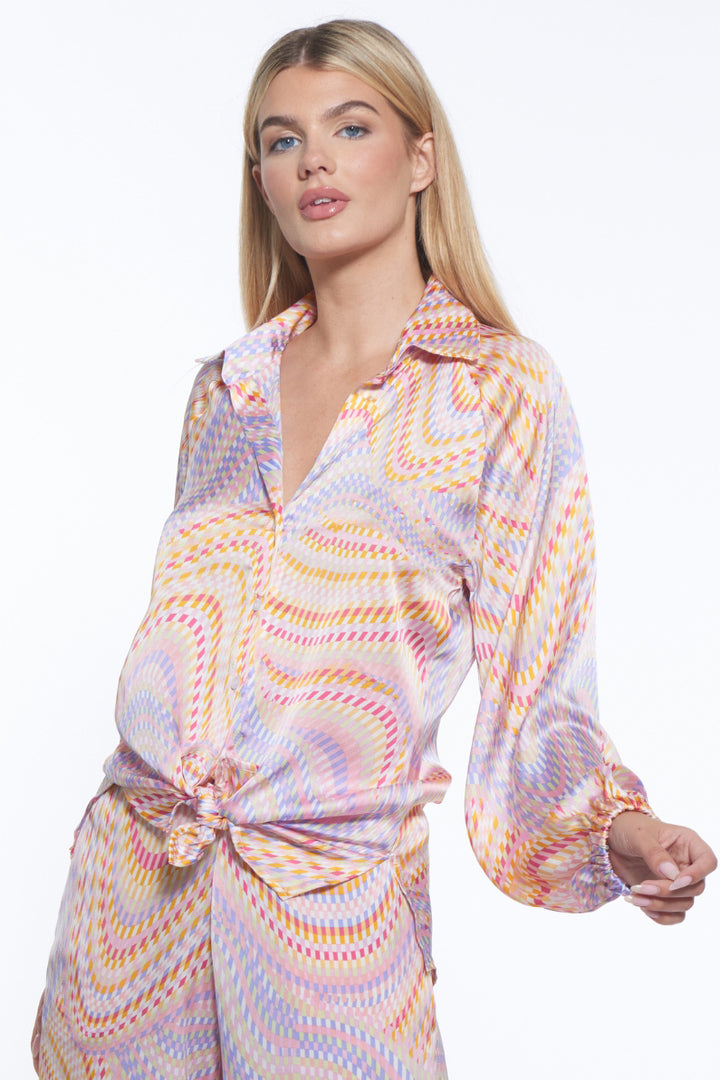 Kid Relaxed Button Up Shirt
