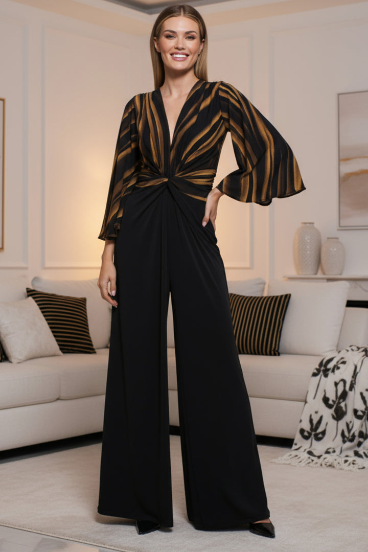 Percy Twist Wide-Leg Jumpsuit