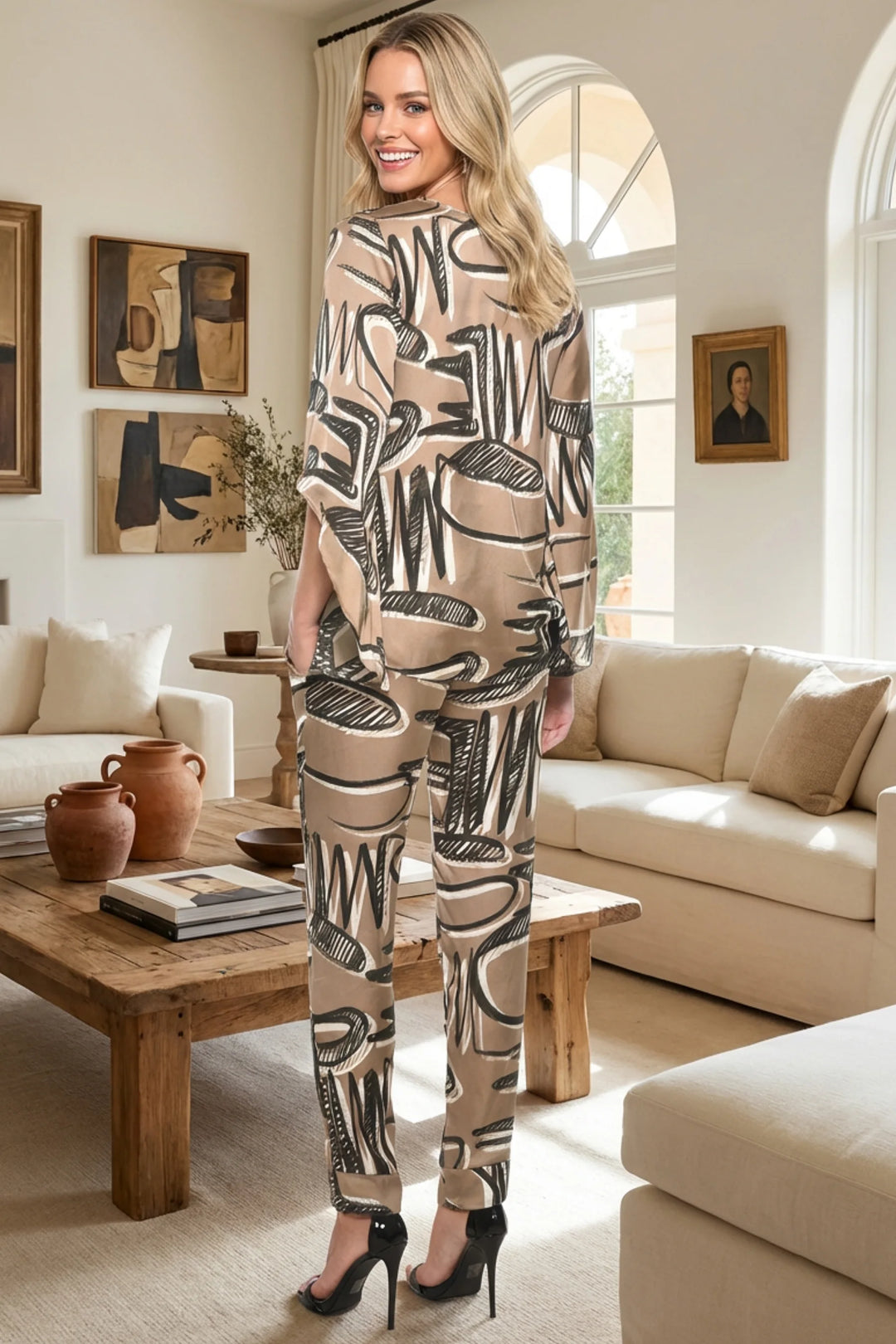 Tim Top styled for a modern daytime look.