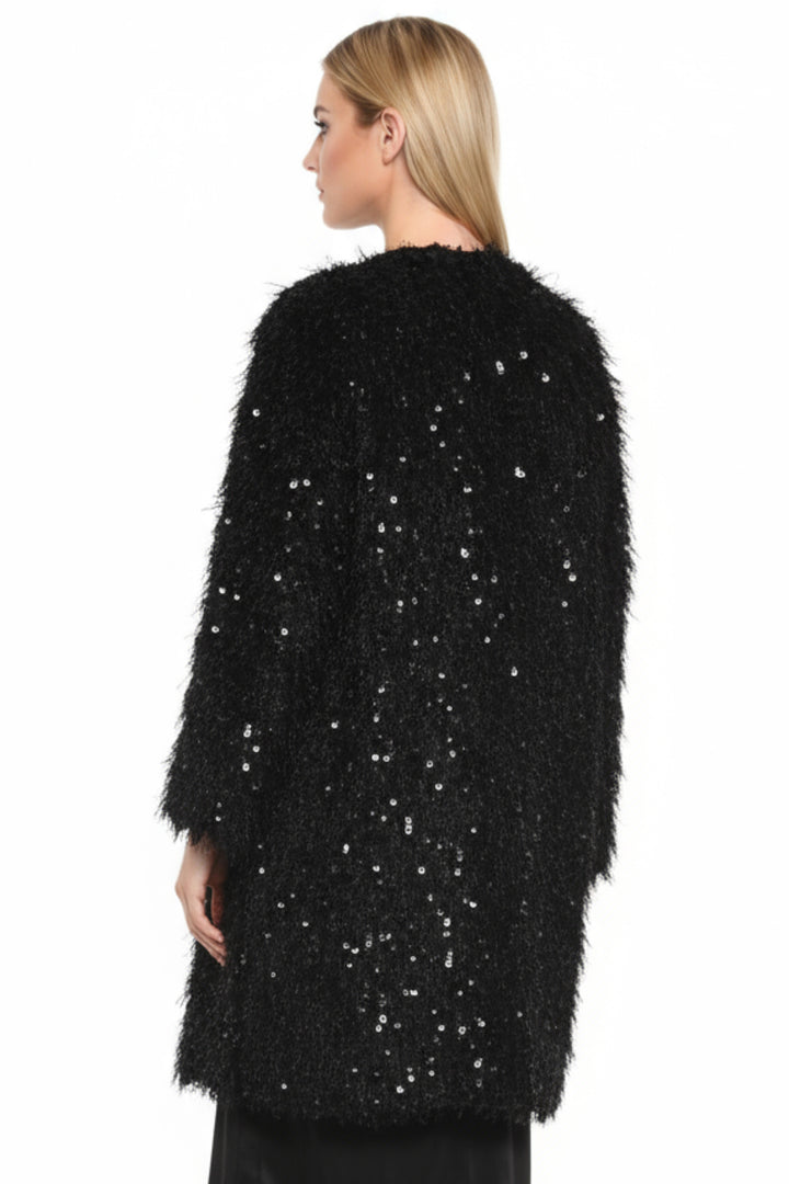 Eli Textured Sequin-Laced Jacket