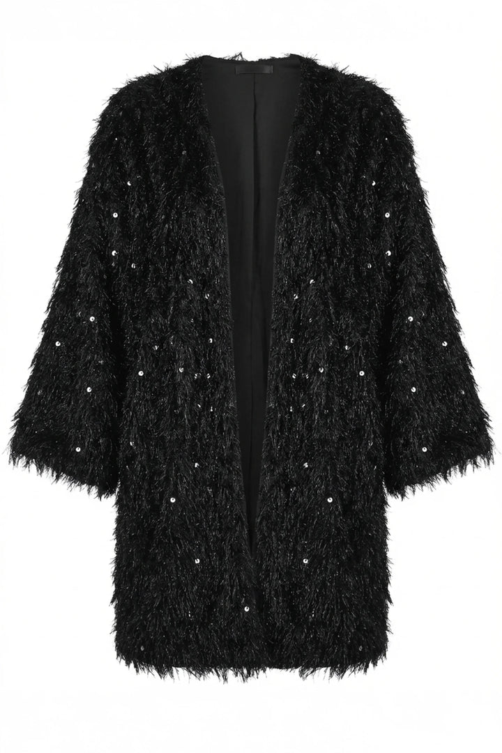 Eli Textured Sequin Laced Jacket