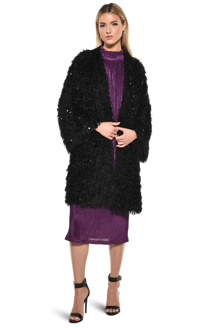 Eli Textured Sequin Laced Jacket