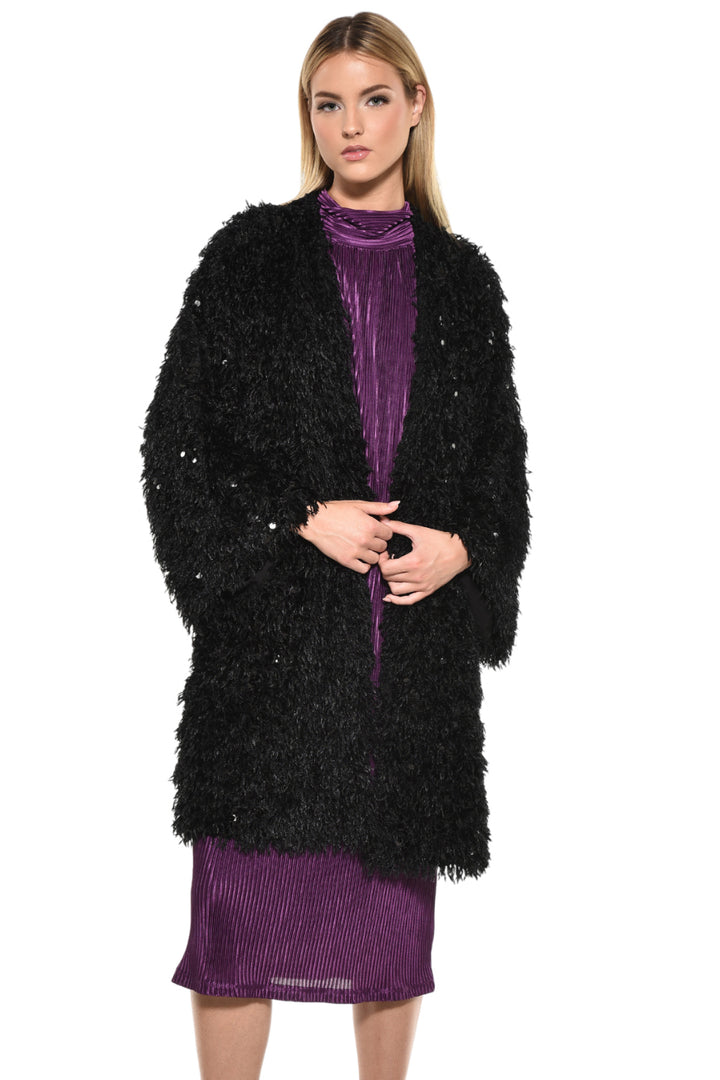 Eli Textured Sequin Laced Jacket