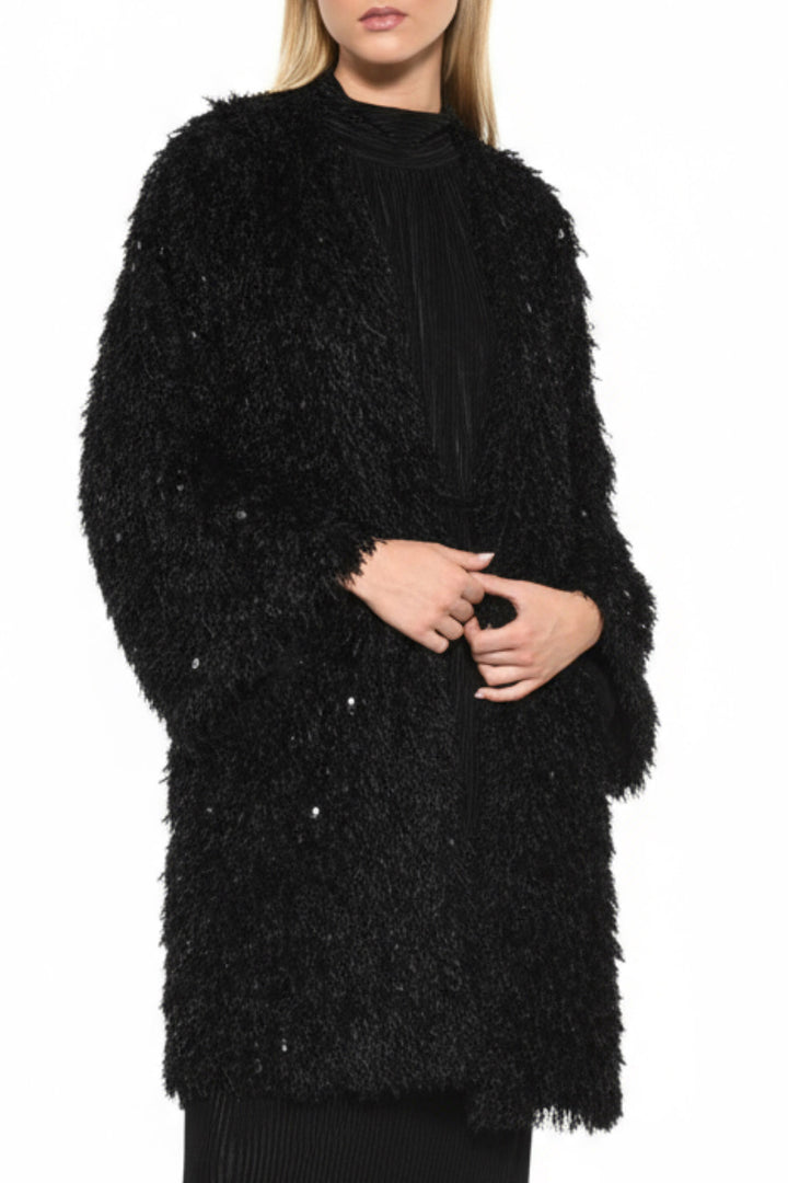 Eli Textured Sequin Laced Jacket