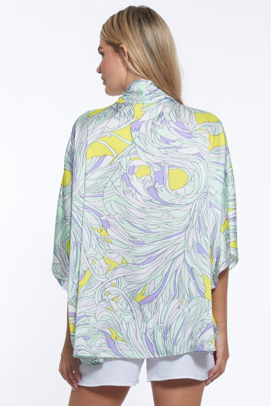 Teo Draped Crossover Signature Top