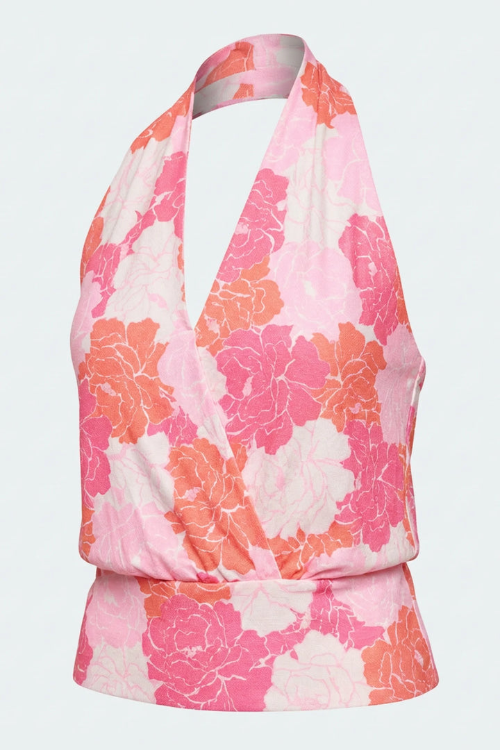 Topaz Top fabric Ghost Image Side View.