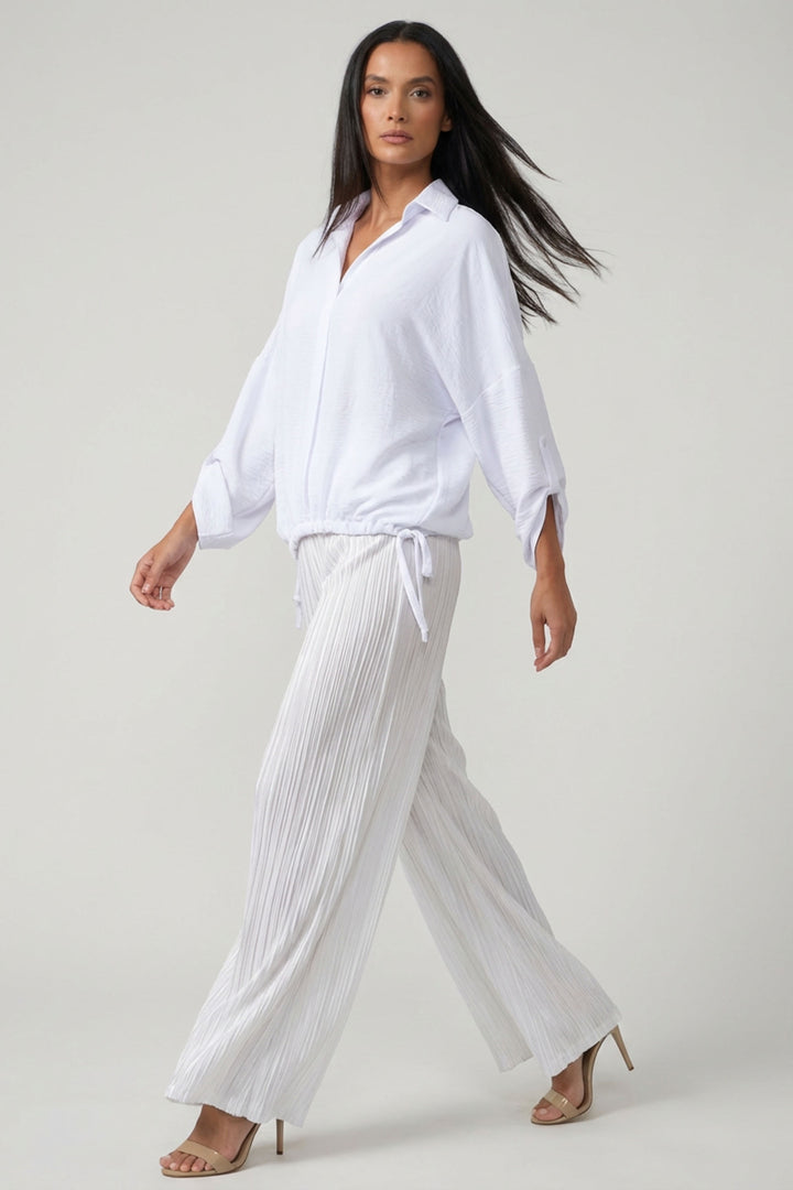 Susan Drawstring Hem Relaxed Top