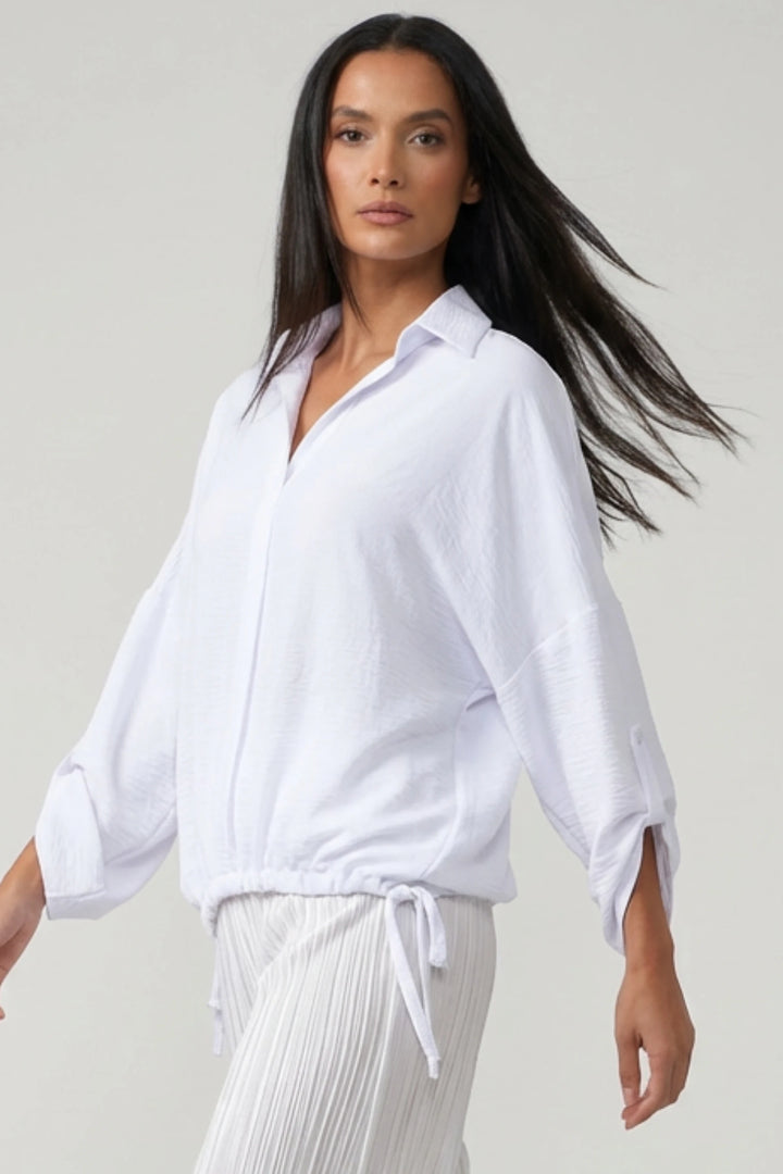 Susan Drawstring Hem Relaxed Top
