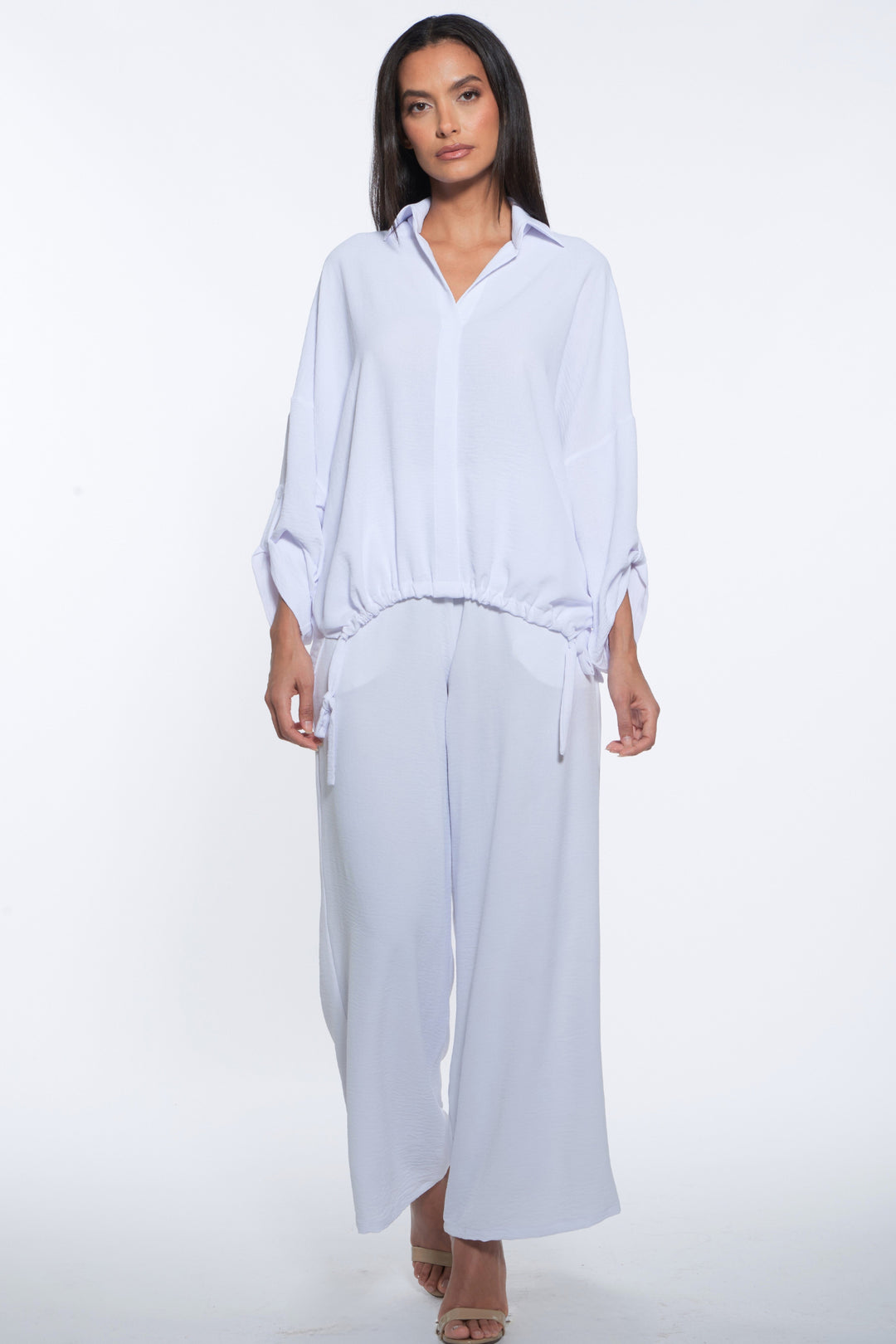 Susan Drawstring Hem Relaxed Top