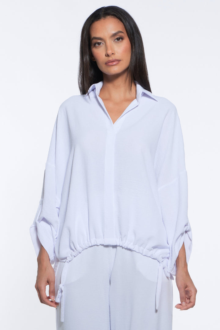 Susan Drawstring Hem Relaxed Top
