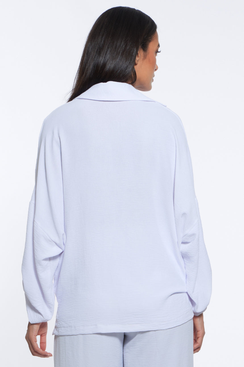 Susan Drawstring Hem Relaxed Top