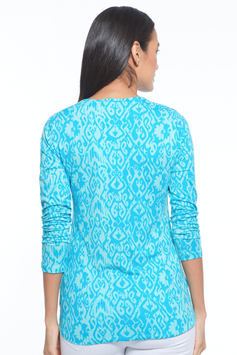 Sisa V-Neck Luxury Top