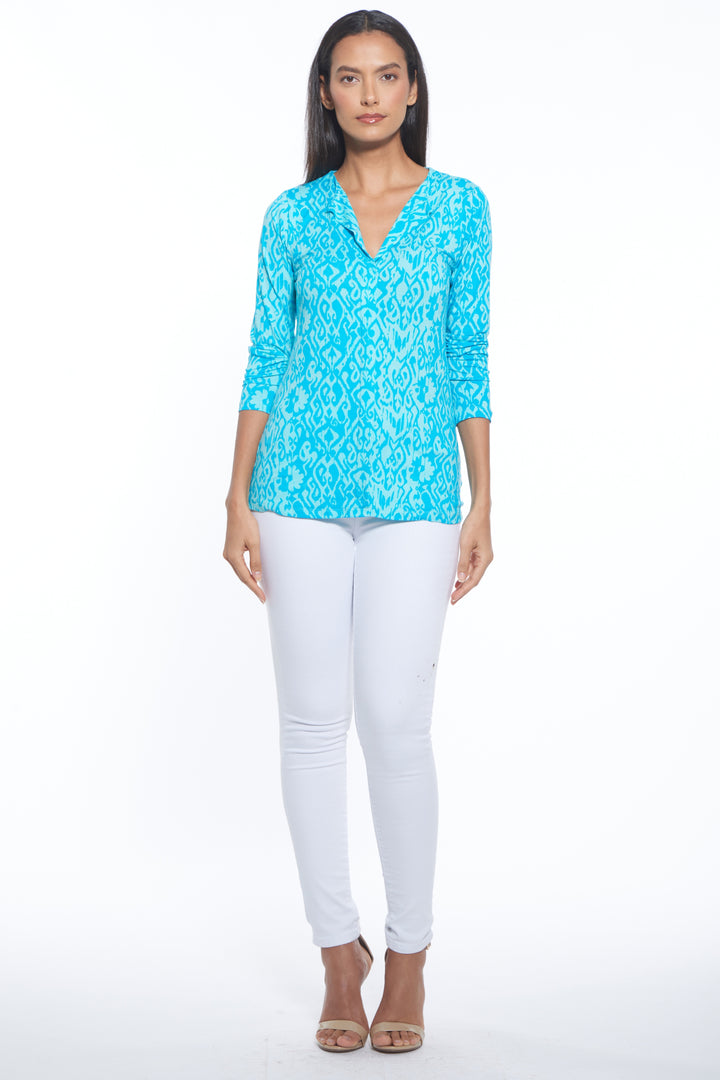 Sisa V-Neck Luxury Top