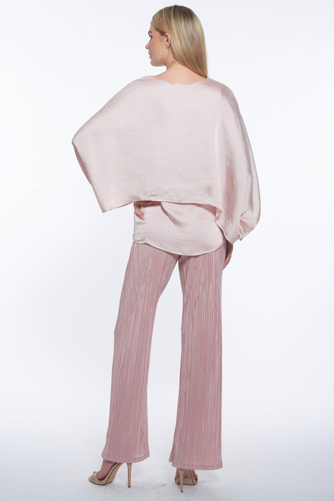 Cape V-Neck Luxury Blouse
