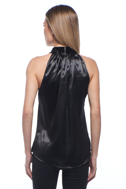 Tess Chic Halter Satin Top
