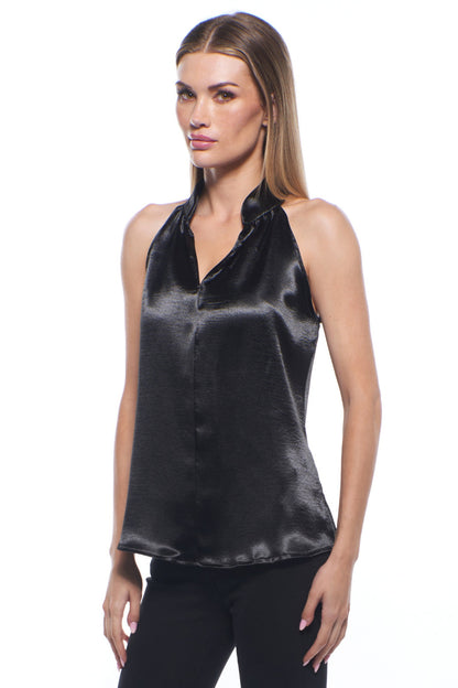 Tess Chic Halter Satin Top