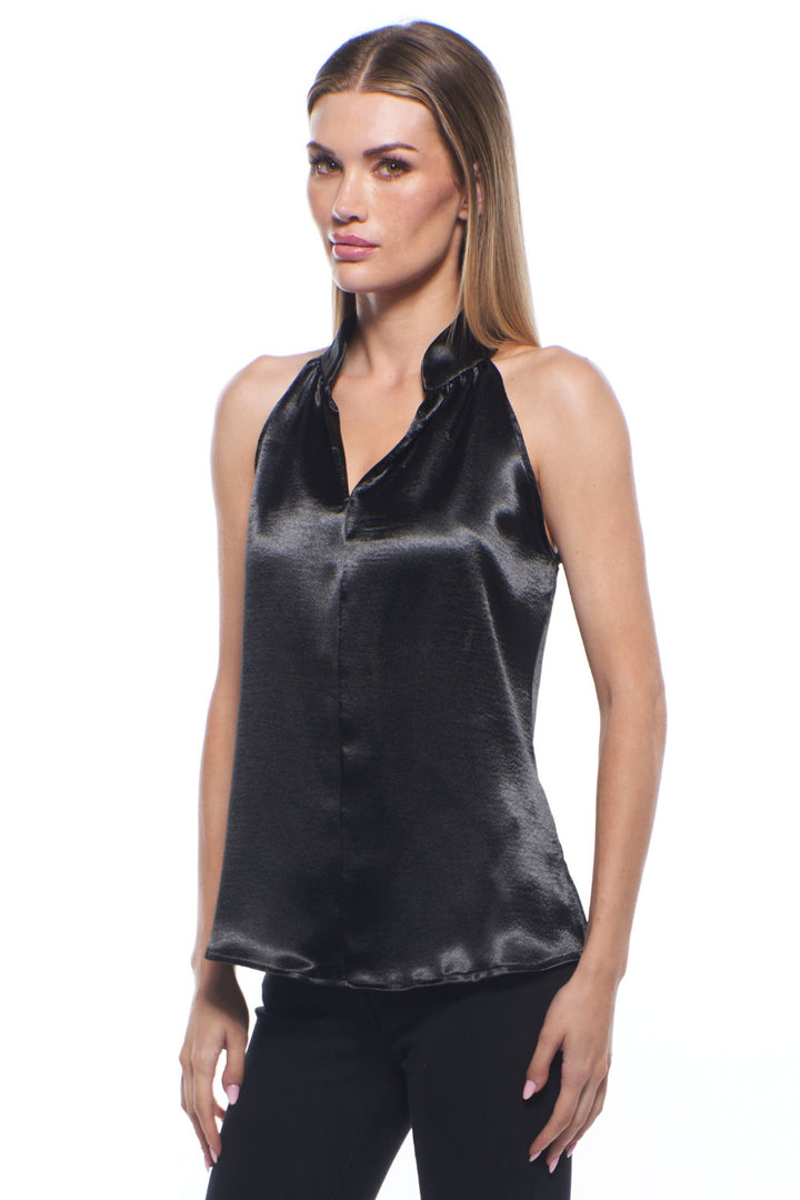 Tess Chic Halter Satin Top