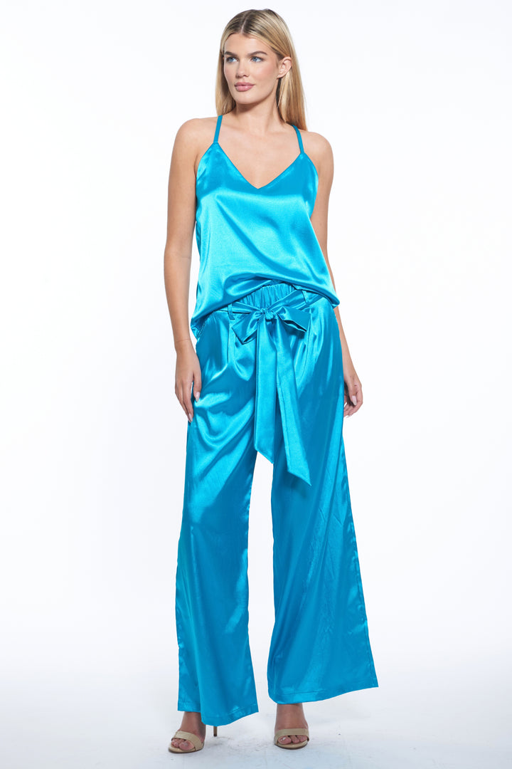 Tess Chic Halter Satin Top