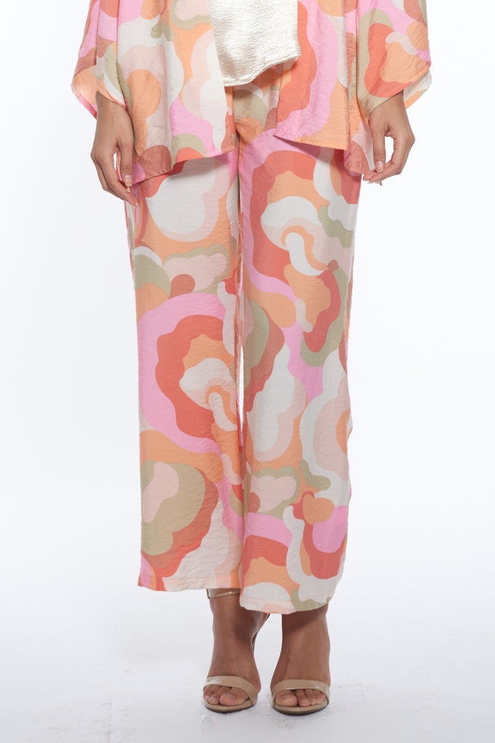 Unisa Luxe Print Wide Leg Pants