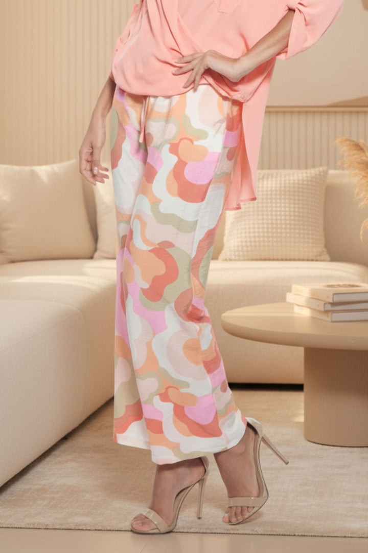Unisa Luxe Print Wide Leg Pants | Julian Chang