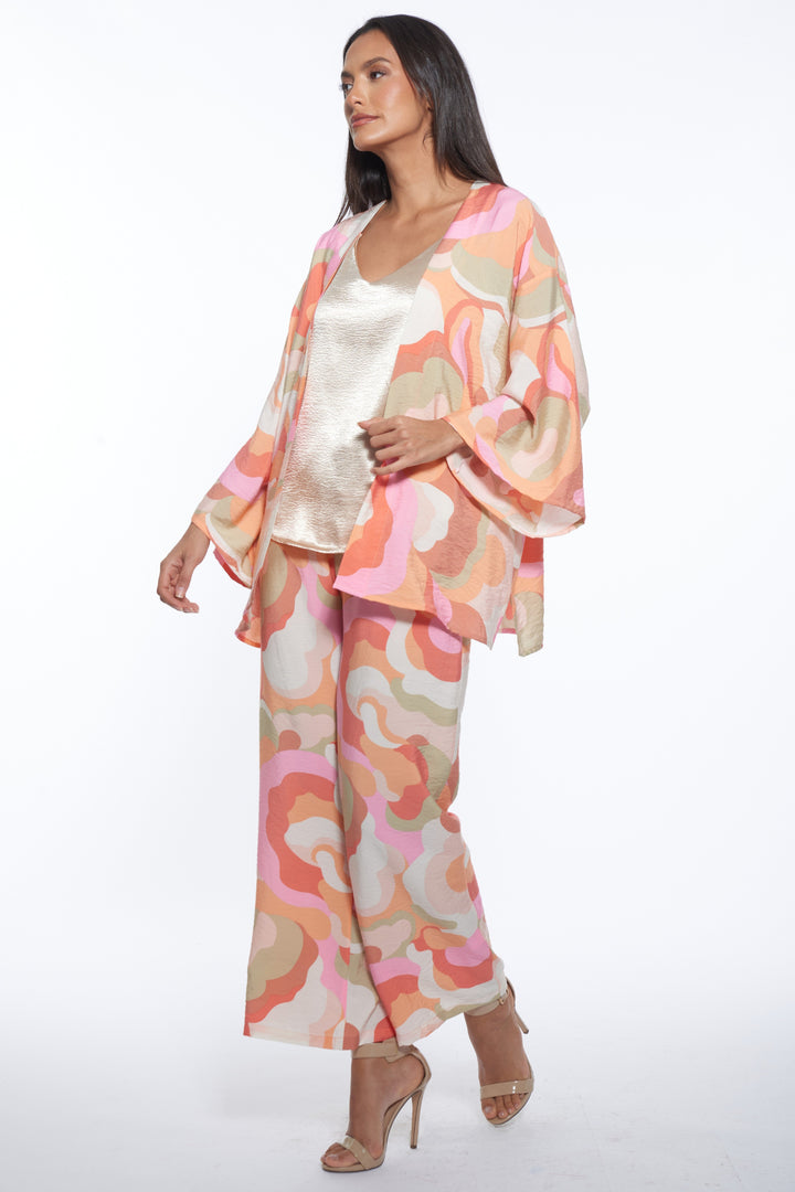 Unisa Luxe Print Wide Leg Pants