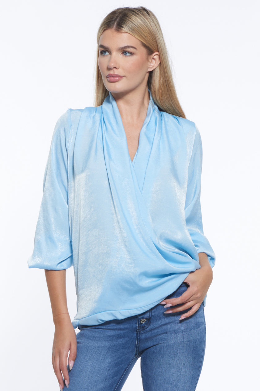 Ambrosia Soft Gathered Luxury Top