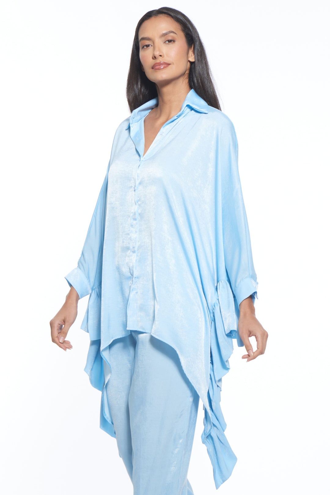 Terra Asymmetrical Draped Top