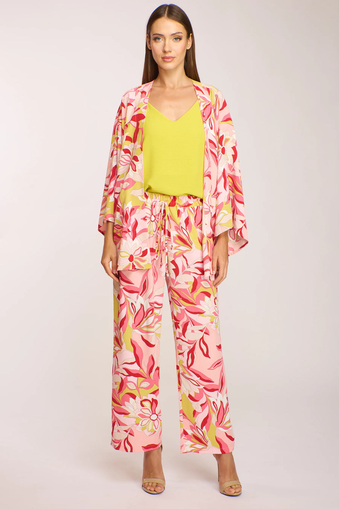 Unisa Luxe Print Wide Leg Pants