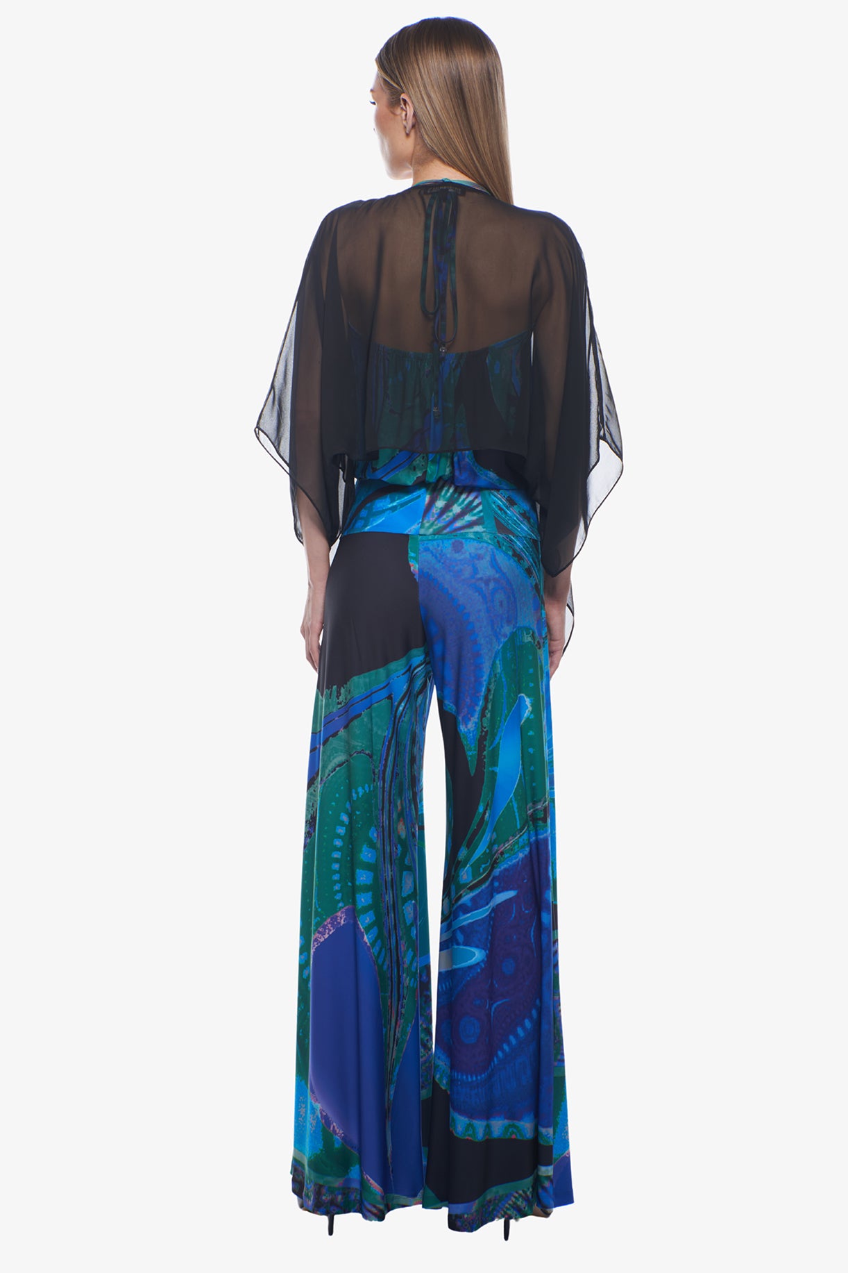 Sheer Black Bolero Wrap