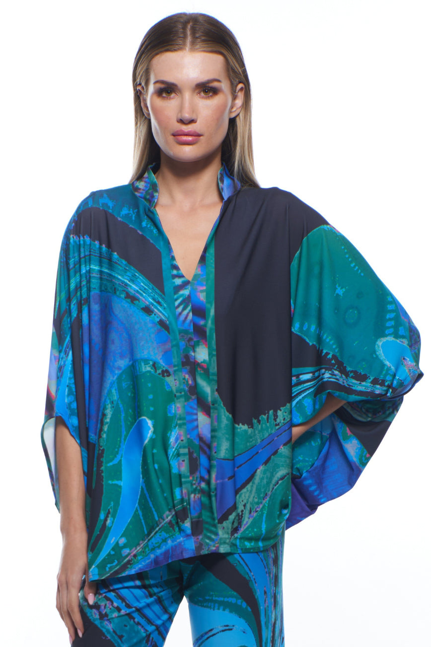 Daria Flowing Button-Down Top