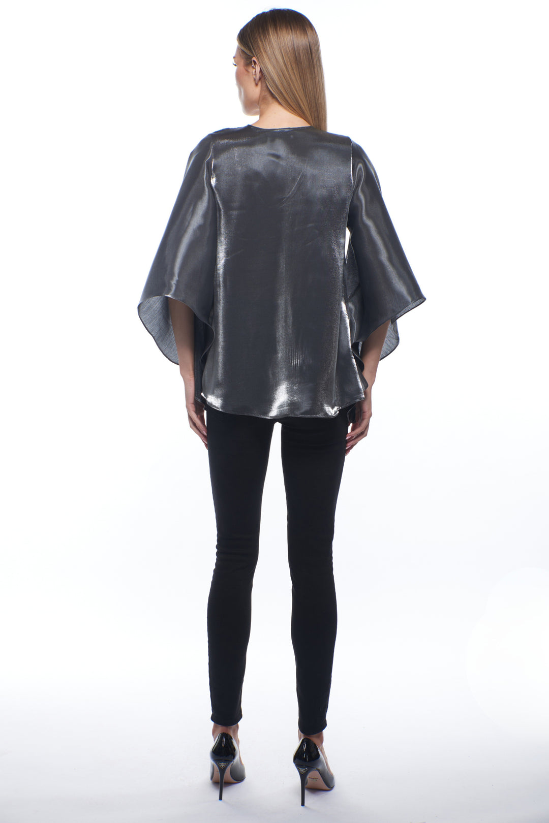 Poli V-Neck Luxury Satin Top