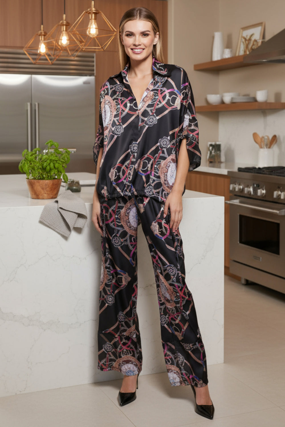 Lisa Wide Leg Pants | Julian Chang