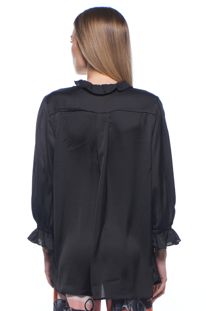 Unica Ruffle V-Neck Top