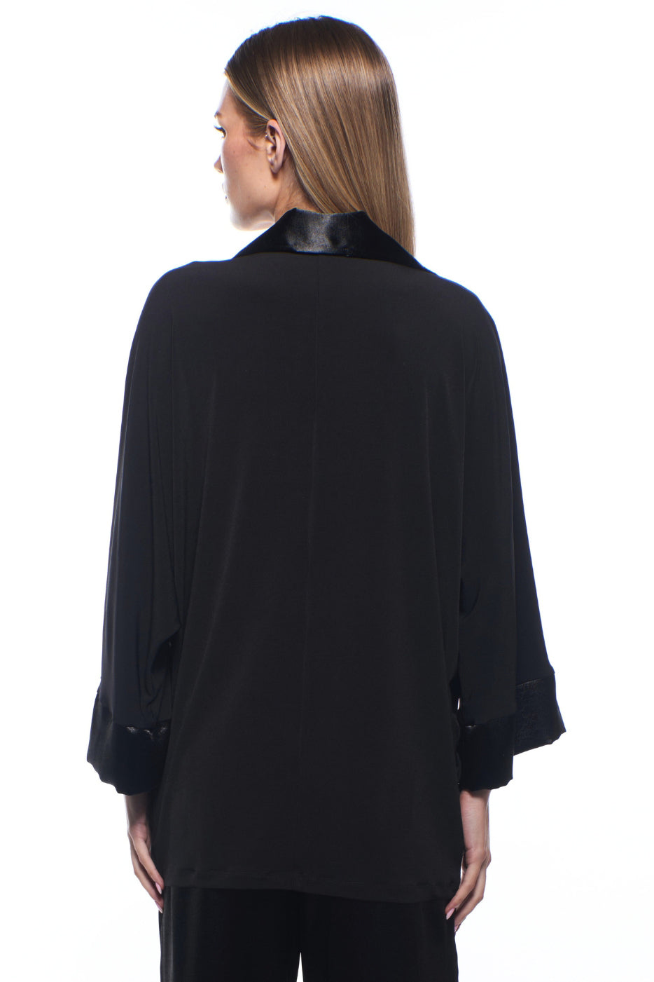 Polina Satin-Trim Relaxed Top